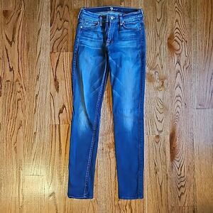 7 FOR ALL MANKIND The Skinny, Dark Wash, Size 27
